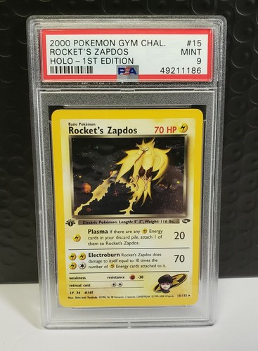 サンダー　旧裏　PSA10 PSA / zapdos old back ポケモンカード 旧裏 サンダー PSA10 ポケカ 第1弾 ZAPDOS
