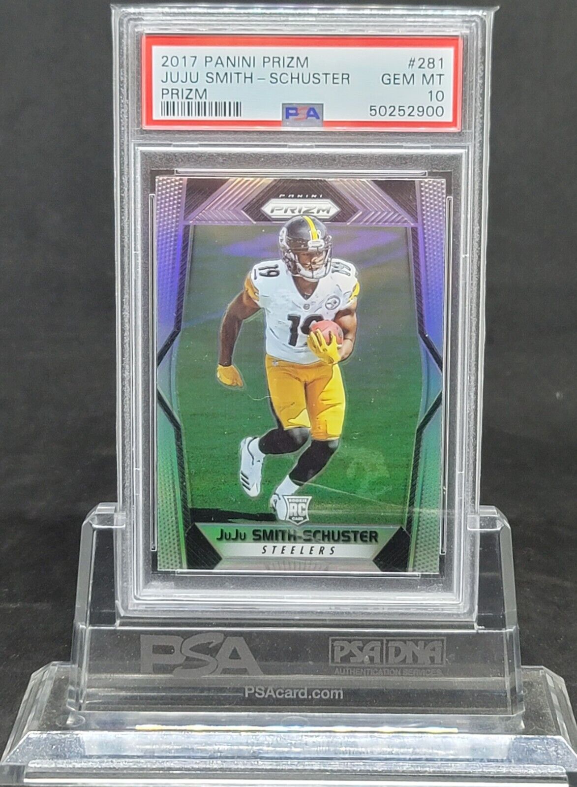 2017 PRIZM JUJU SMITH SCHUSTER SP RC SILVER PRIZM #281 PSA 2017 PRIZM JUJU SMITH SCHUSTER SP RC SILVER PRIZM #281 PSA