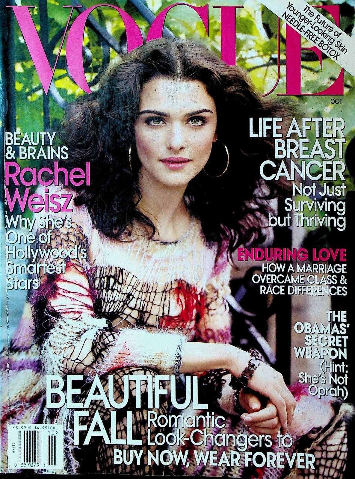 Vogue Magazine October 2008 Rachel Weisz Renee Fleming