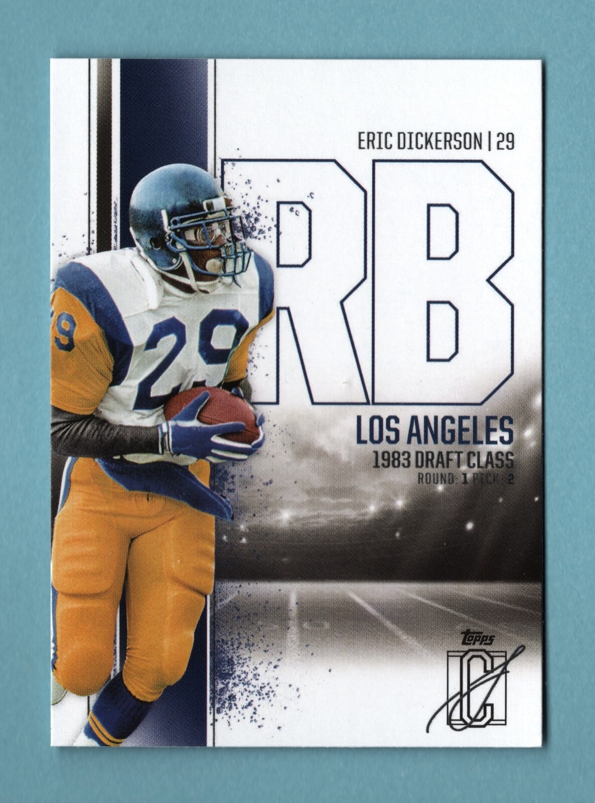 2024 Topps Signature #26 Eric Dickerson Los Angeles Rams HOF GOAT