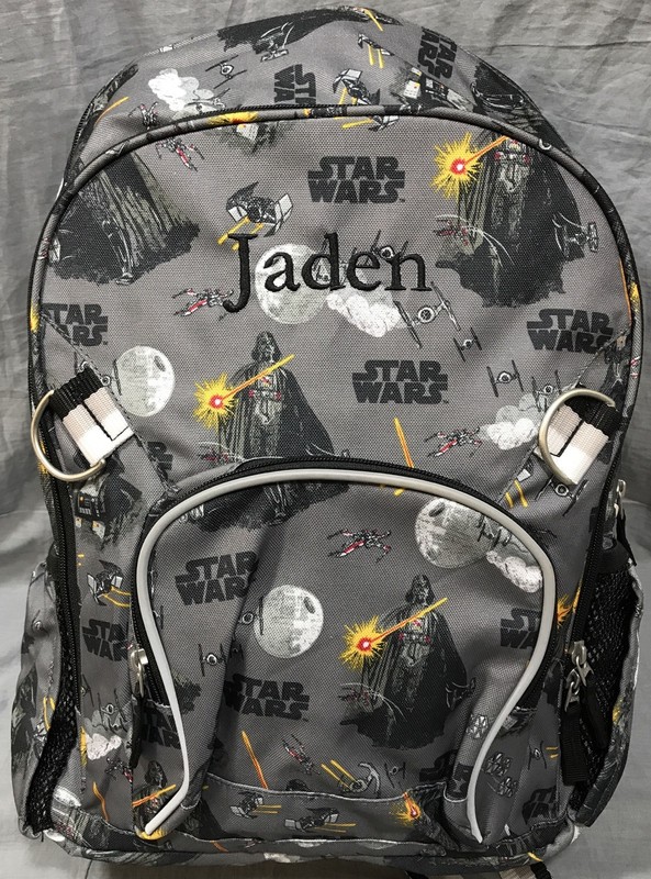 Pottery Barn Kids Star Wars Darth Vader Large Backpack Jaden