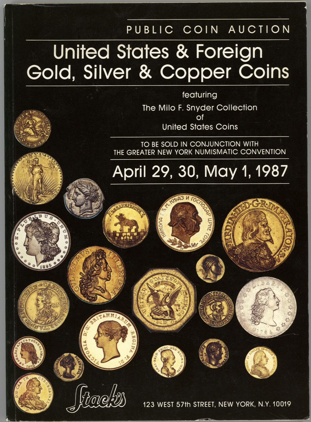 STACK'S 1987 - World Ancient US Gold Coins Coin Medal
