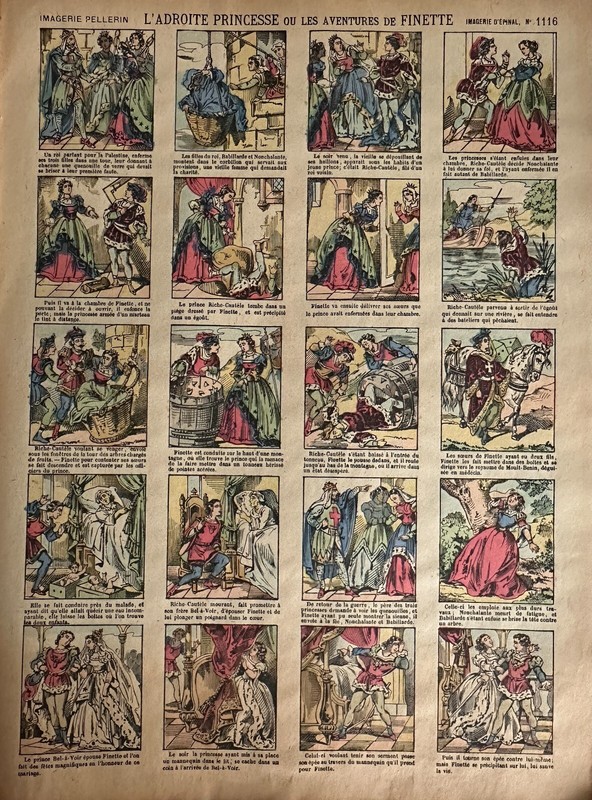 Image D'Epinal NÂ° 1116 L'Adroite Princesse Ou Les Aventures De Finette