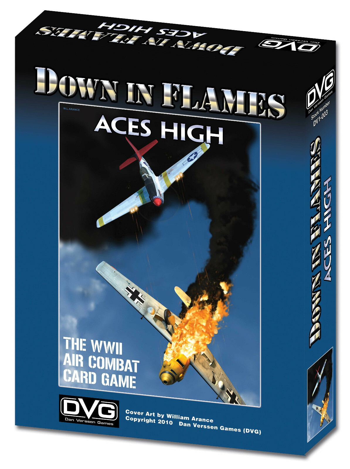 DVG Down In Flames: Aces High Второе издание Dan Verssen Games NISW Fast Ship