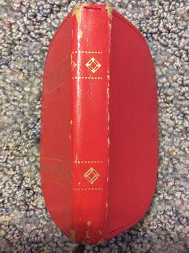 VINTAGE~TRAVEL SEWING KIT~ Red ~MADE IN AUSTRIA