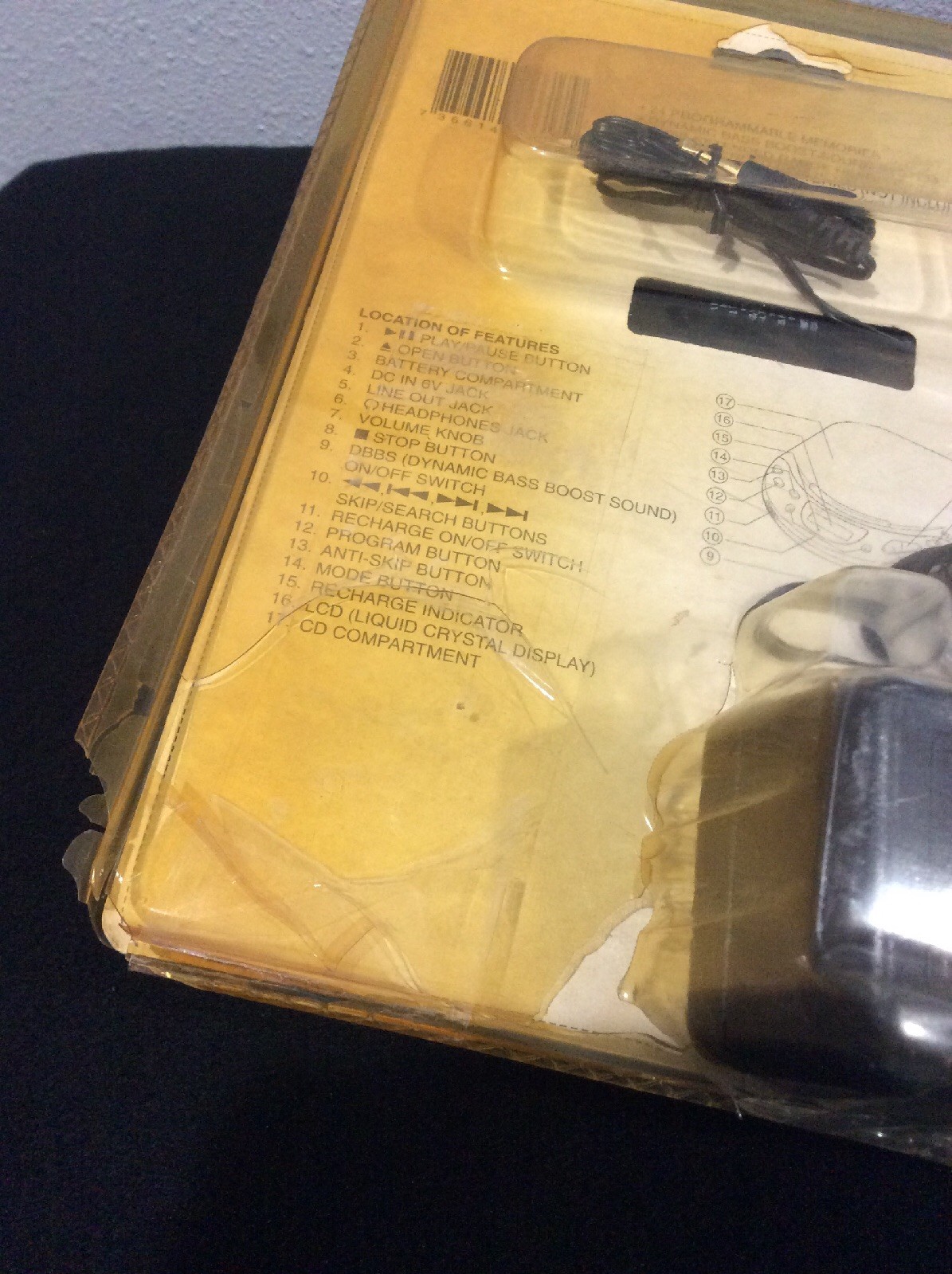 Koss Rechargeable Portable CD Player Kit