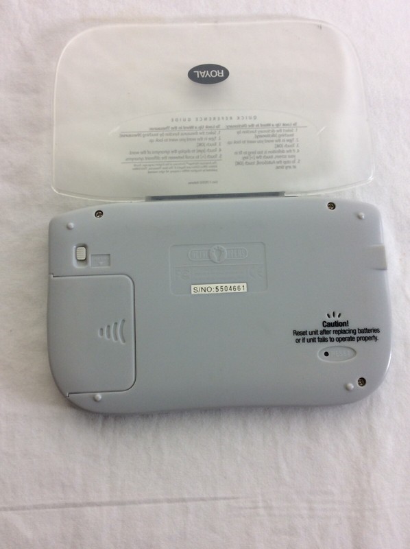 Royal American Heritage Dictionary Handheld Tested Works