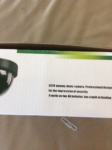 Armo 4-pack Dummy Security CCTV Dome Camera Realistic Recording Flashing