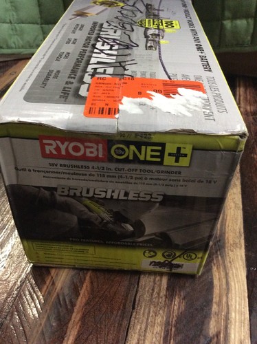 Ryobi P423 18V ONE+ 4-1/2 in. Brushless Cut-Off Tool /Angle Grinder (Bare Tool)