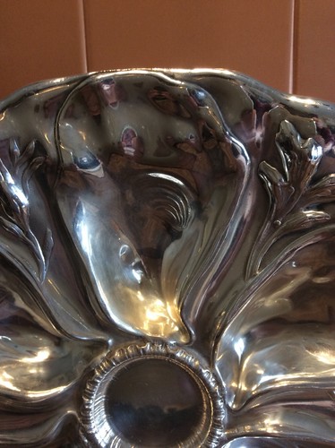 Rare Vintage Reed And Barton Silver Soldered 2668-S Oyster Plate