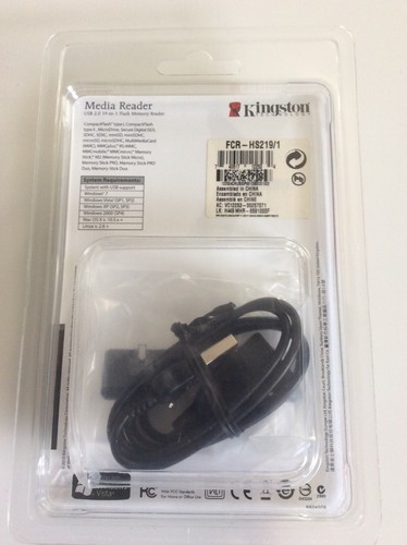 Kingston Technology USB High-Speed Media Reader USB Grey card read