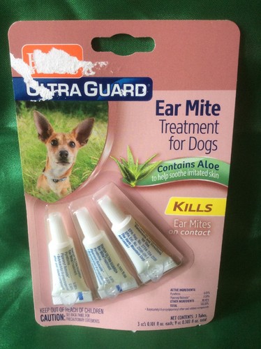 HARTZ UltraGuard Ear Mite Treatment for Dogs, 3 Count