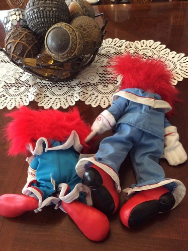 Vintage Bozo The  Clown Dolls With Tags