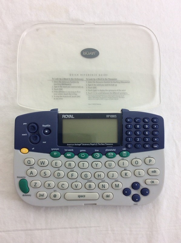 Royal American Heritage Dictionary Handheld Tested Works