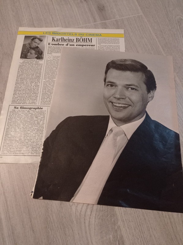 Karlheinz Bohm Page Magazine Collector 