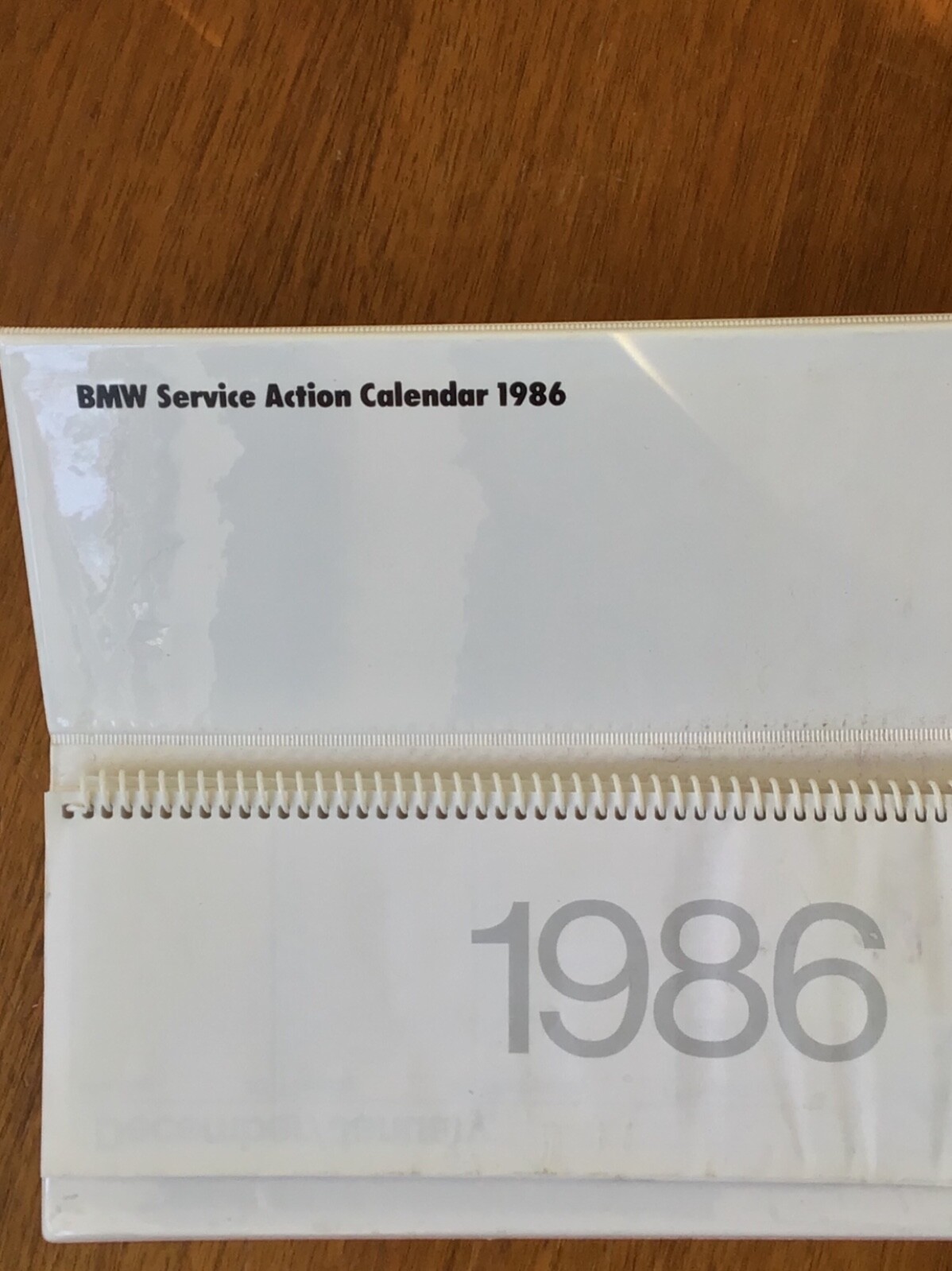 BMW Vintage Rare dealer calendar 1986 E30 M3 E24 M6 E28 M5 E9 sales marketing