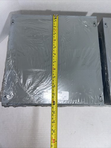 2) Cooper B-Line 12124 SC NK Junction Boxes 12” x 12” x 4” Screw Cover (2-PACK)