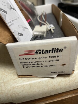 Starlite hot surface igniter 1090 kit replaces igniters in over 60 furnace model