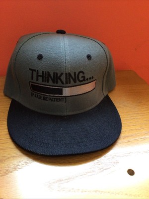 ROST PREMIUM HEADWEAR THINKING....PLEASE BE PATIENTNEVER WORN SNAPBACK