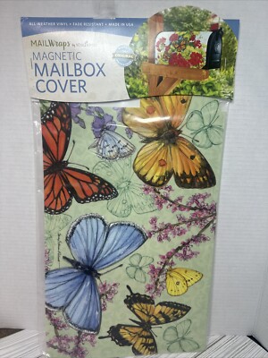 MAGNETIC MailWraps by Studio m - Mailbox Cover - Butterfly Dance