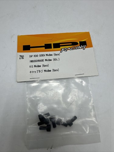 HPI Racing Cap Head Screw M4 X 8mm New In Package 6pcs HPI Racing Cap Head Screw M4 X 8mm New In Package 6pcs