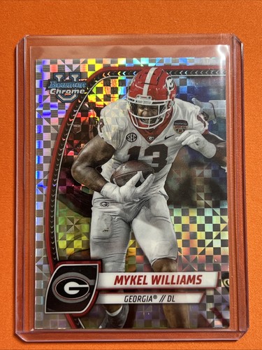 2024 Bowman University Chrome - Mykel Williams #134 Refractor (RC) For Sale Online
