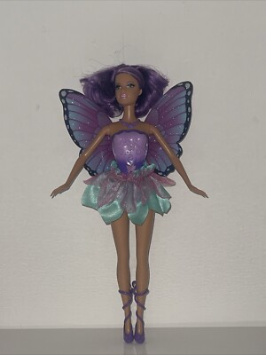 barbie mariposa willa butterfly flutters doll 2007 l8586 nrfb mattel fairy 235031992277