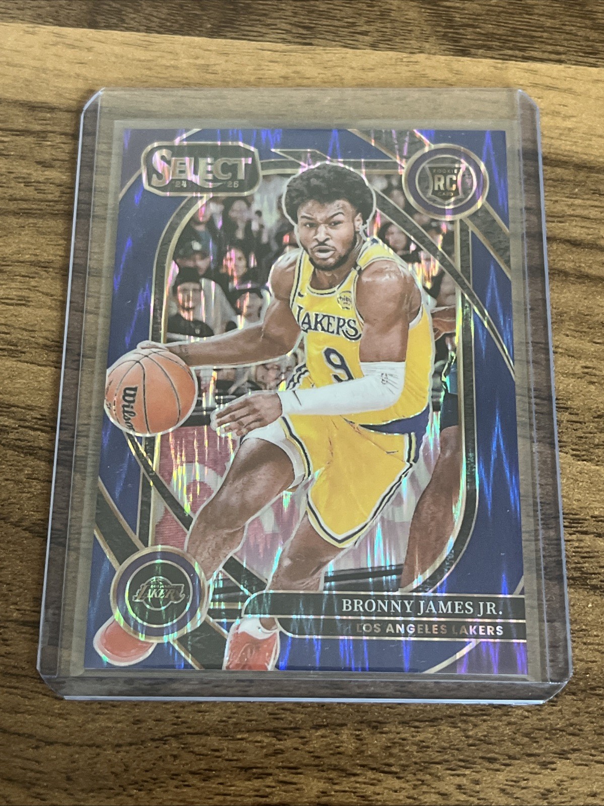 2024-25 Panini Select Courtside Bronny James Blue Flash /99 #290