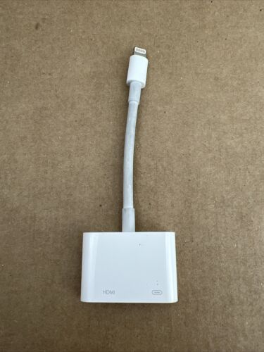 Apple A1438 Lightning Digital AV Adapter Lightning to HDMI Genuine OEM - WORKS 888462323062 | eBay Apple A1438 Lightning Digital AV Adapter Lightning to HDMI Genuine OEM - WORKS 888462323062 | eBay