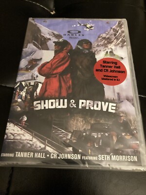 Show  Prove Ski Movie - DVD By Tanner hall NEW MINT SEALED Oakley Presents