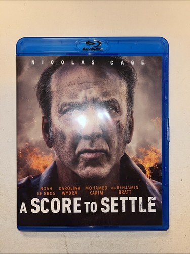 A Score to Settle (Blu-ray, 2019) w/ Slipcover, Nicolas Cage