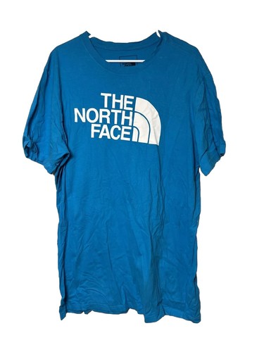 ★THE NORTH FACE★ Men's Cotton Basic Short Sleeve T-Shirt W The North Face Box NSE Short Sleeve Tee Meridian Blue XL