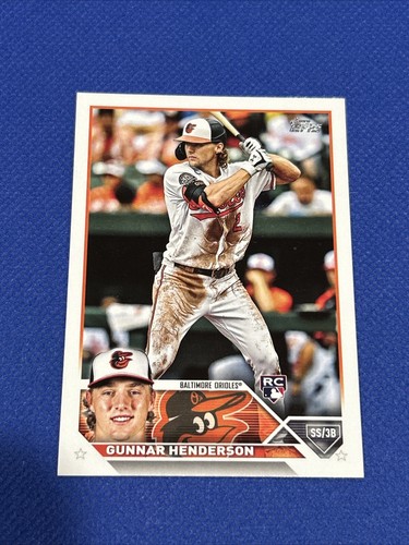 2023 Topps Series 1 Gunnar Henderson Base Rookie RC #206
