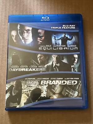Equilibrium / Daybreakers / Branded Blu-ray 3-Disc Set RARE OOP Region A