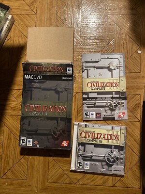 2005 Sid Meier's Civilization III Complete Mac DVD Game Apple Macintosh