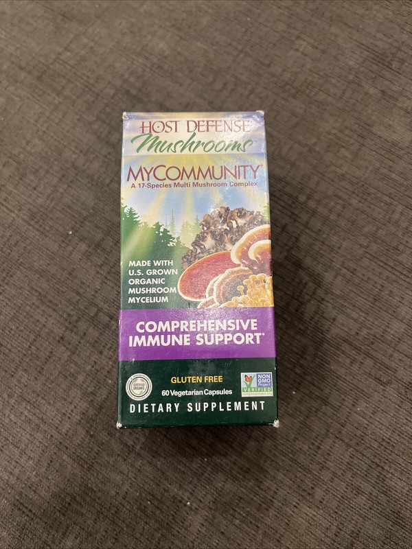 Host Defense My Community Comprehensive Immune Support 60 Caps Exp
