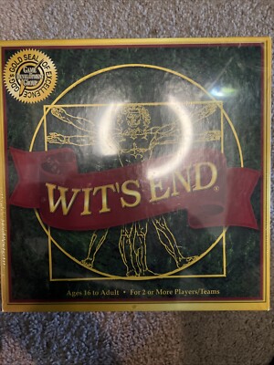Wit's End Board Game 2021 (Ages 16 to Adult) * For 2 or More Players/Teams NEW!