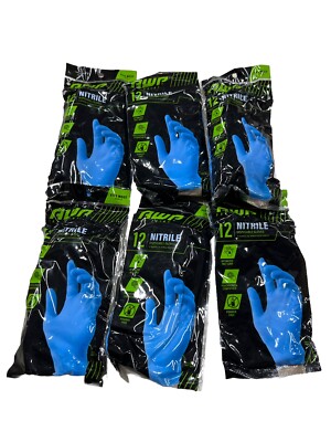 AWP 49822-26 Pro Paint Disposable Nitrile Gloves, One Size, 12 Ct. -(Quantity 6)