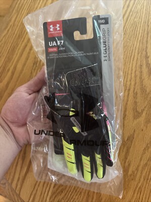 Under Armour UA F7 Youth Football Gloves LIMITED EDITION Youth Medium- New
