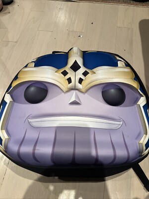 Marvel Comics Funko Pop THANOS Face Padded Back & Straps Collectors Backpack