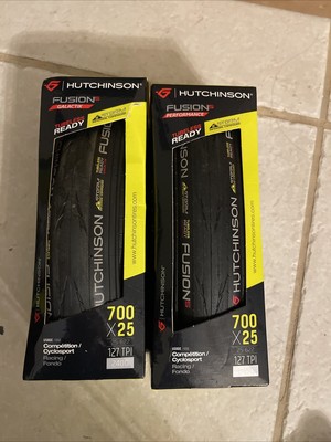 Hutchinson Fusion 5 Tubeless Tires  700 x 25 c NEW PAIR! Storm 11 Compound