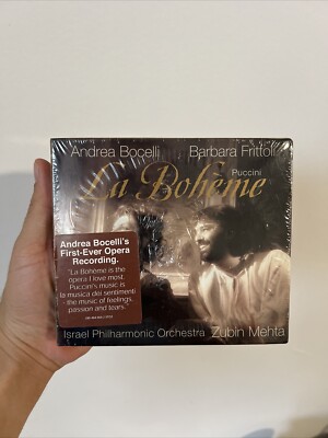 La Boheme by Andrea Bocelli (CD, 2000) Andrea Bocelli Barbara Frittoli BRAND NEW