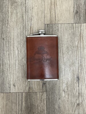 Crown Royal Whisky Limited Edition Signature Leather Flask Brand New