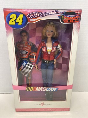 new barbie nascar jeff gordon 24 doll 2006 pink label jeans jacket boots 154644986851