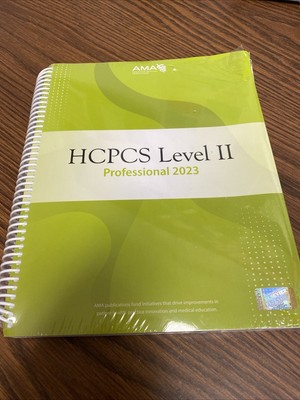 HCPCS Level II - Spiral-bound, by American Medical Association - BRAND NEW