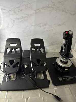 Thrustmaster  Hotas Warthog Flight Stick Joystick for PC - Black