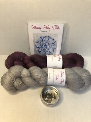 Stunning String Studio Luxury Yarn 2-skein Tessa Kit Downloadable Pattern Code