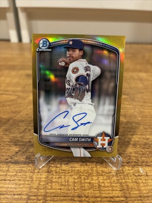 2025 Bowman Cam Smith Gold Refractor Auto /50 CPA-CSM | eBay