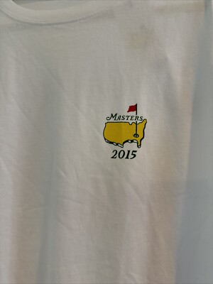 MASTERS 2015 Champions TShirt, Size Large White , New with original Tags