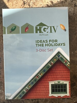 HGTV: Ideas For The Holidays (DVD, 3-Disc) Christmas Unsealed